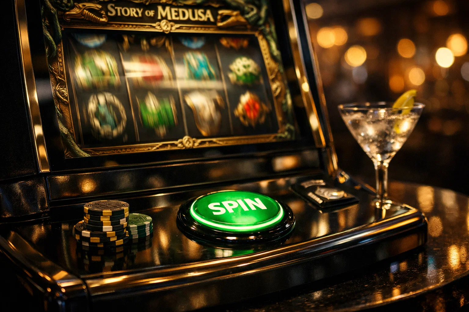 Ancient Greek goddess, Medusa slot character